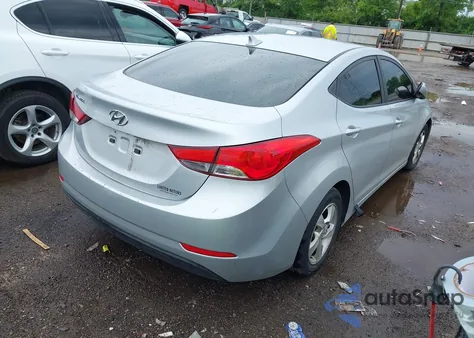 2014 Hyundai Elantra Se z USA, uszkodzony, nr VIN 5NPDH4AEXEH498911